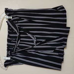 Shein 2x Black Stripes
